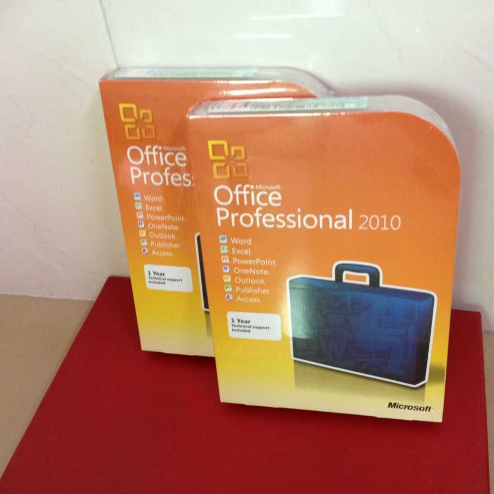 Microsoft Office Professional 2010 - Orange and Yellow